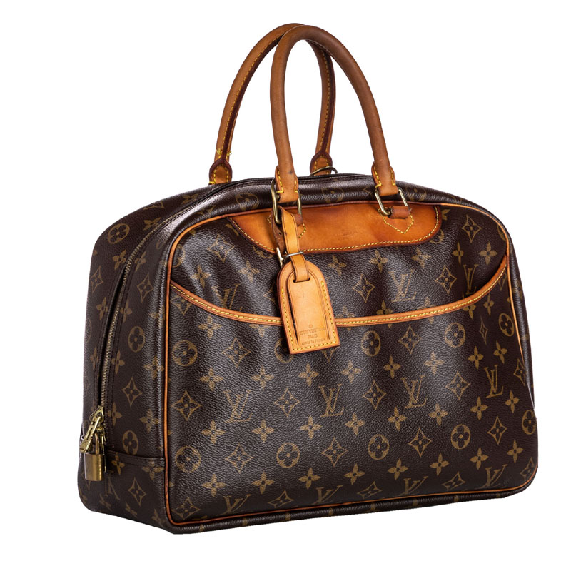 

Louis Vuitton Monogram Canvas Deauville Bag, Brown