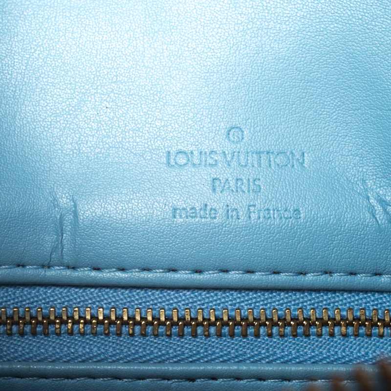 Louis Vuitton MInt Green Monogram Vernis Houston Bag Louis Vuitton