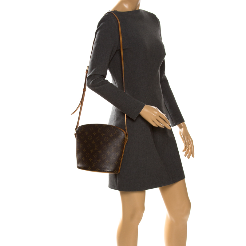 

Louis Vuitton Monogram Canvas Drouot Bag, Brown