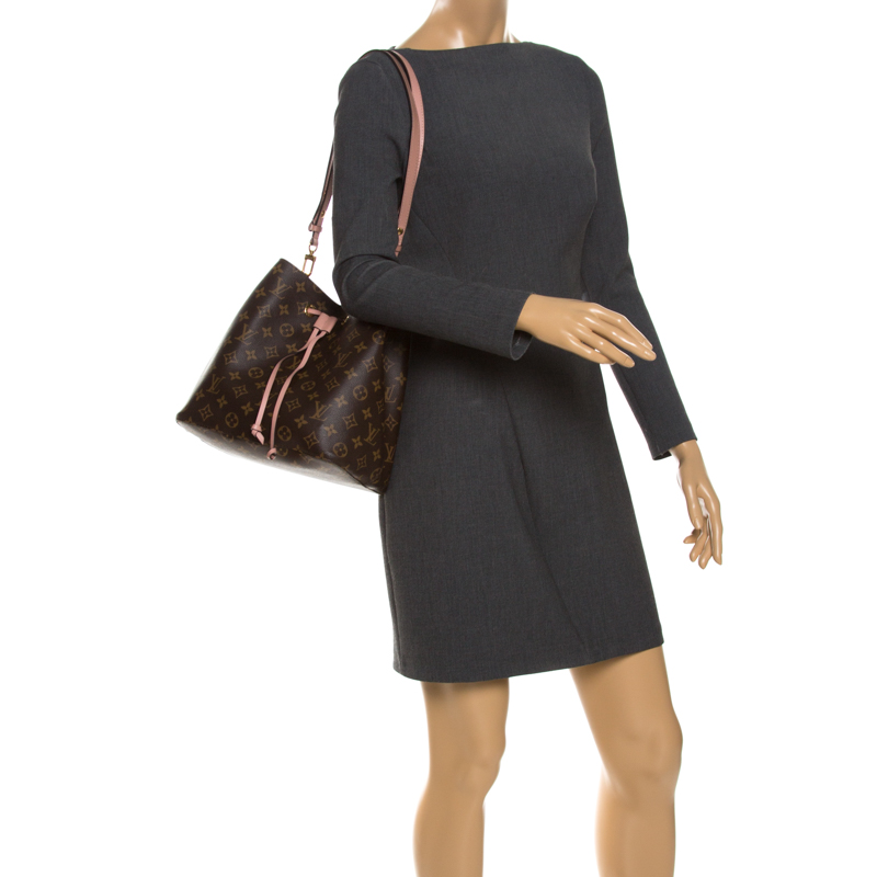 

Louis Vuitton Monogram Canvas and Leather NeoNoe Bag, Brown