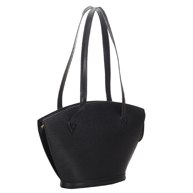 

Louis Vuitton Noir Epi Leather Saint Jacques Long Strap PM Bag, Black