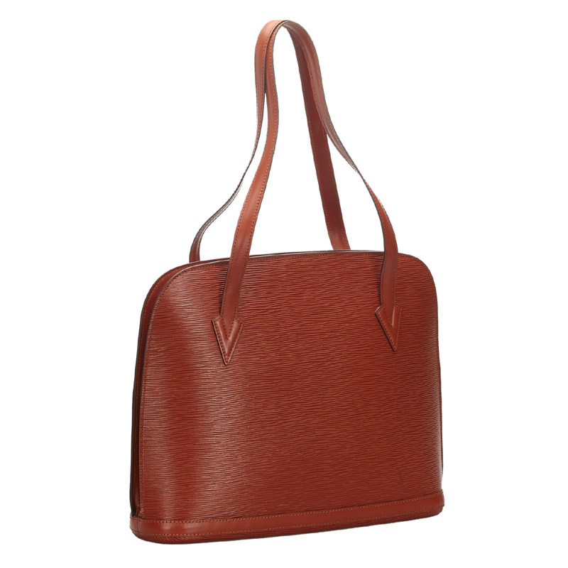 

Louis Vuitton Brown Epi Leather Lussac Bag