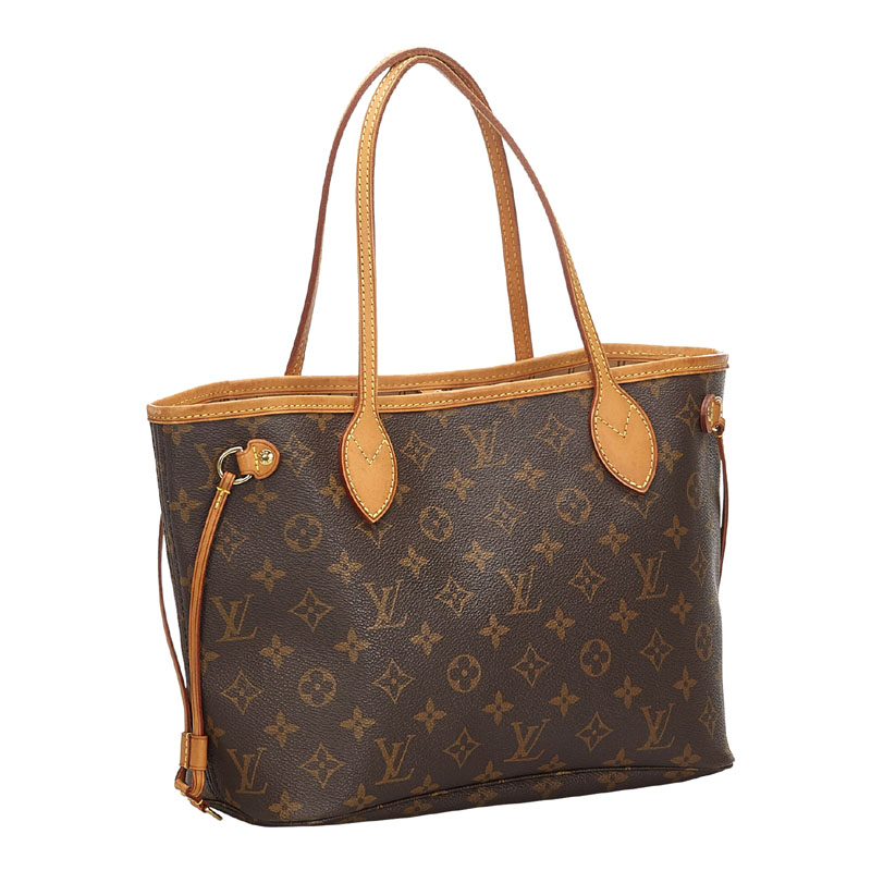

Louis Vuitton Monogram Canvas Neverfull PM Bag, Brown