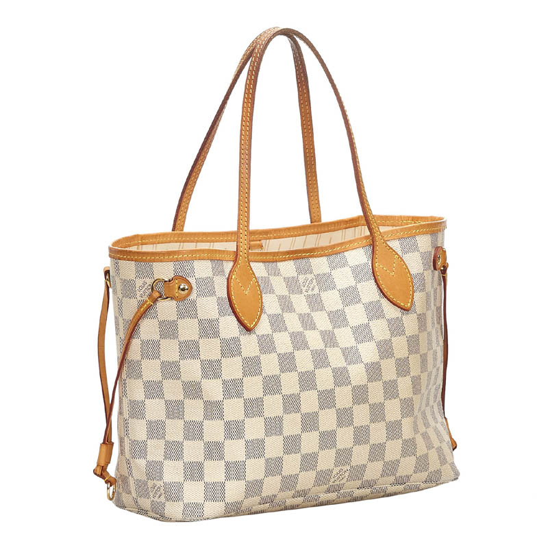 

Louis Vuitton Damier Azur Canvas Neverfull PM Bag, Blue