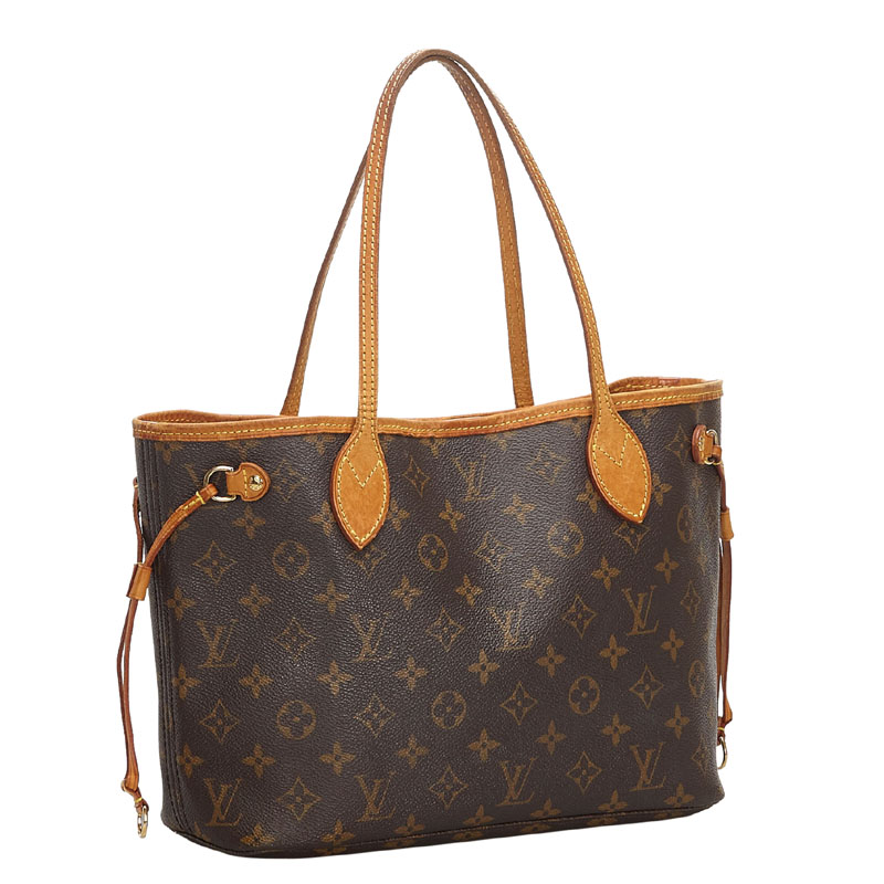 

Louis Vuitton Monogram Canvas Neverfull PM Bag, Brown