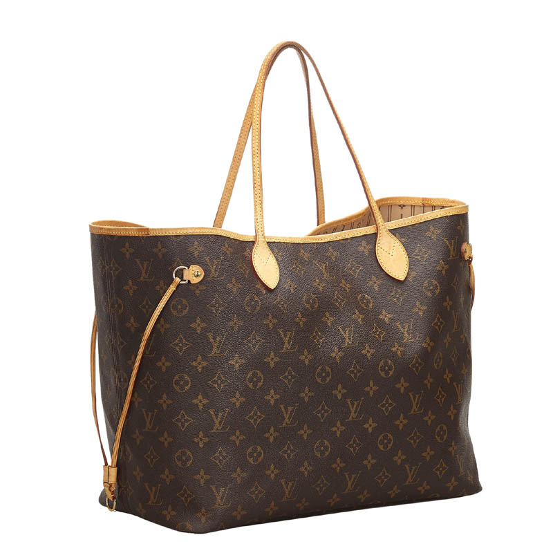

Louis Vuitton Monogram Canvas Neverfull GM Bag, Brown