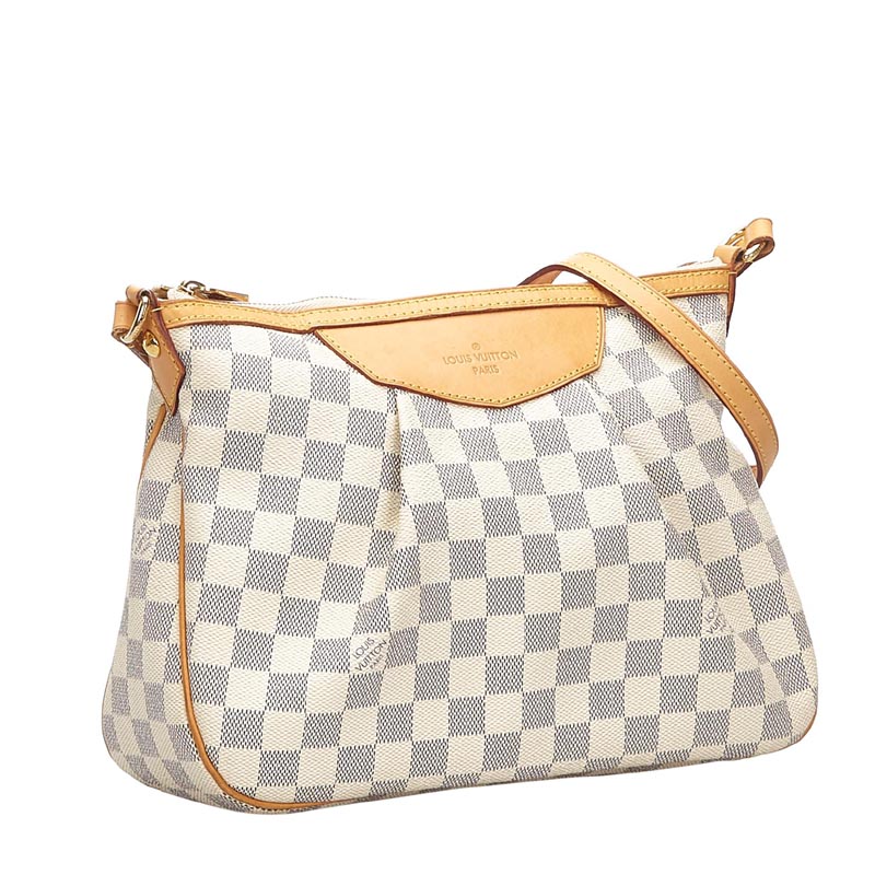 

Louis Vuitton Damier Azur Canvas Siracusa PM Bag, Blue