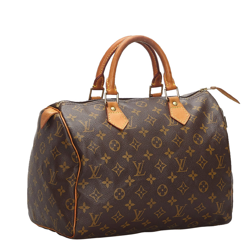 

Louis Vuitton Monogram Canvas Speedy 30 City Bag, Brown