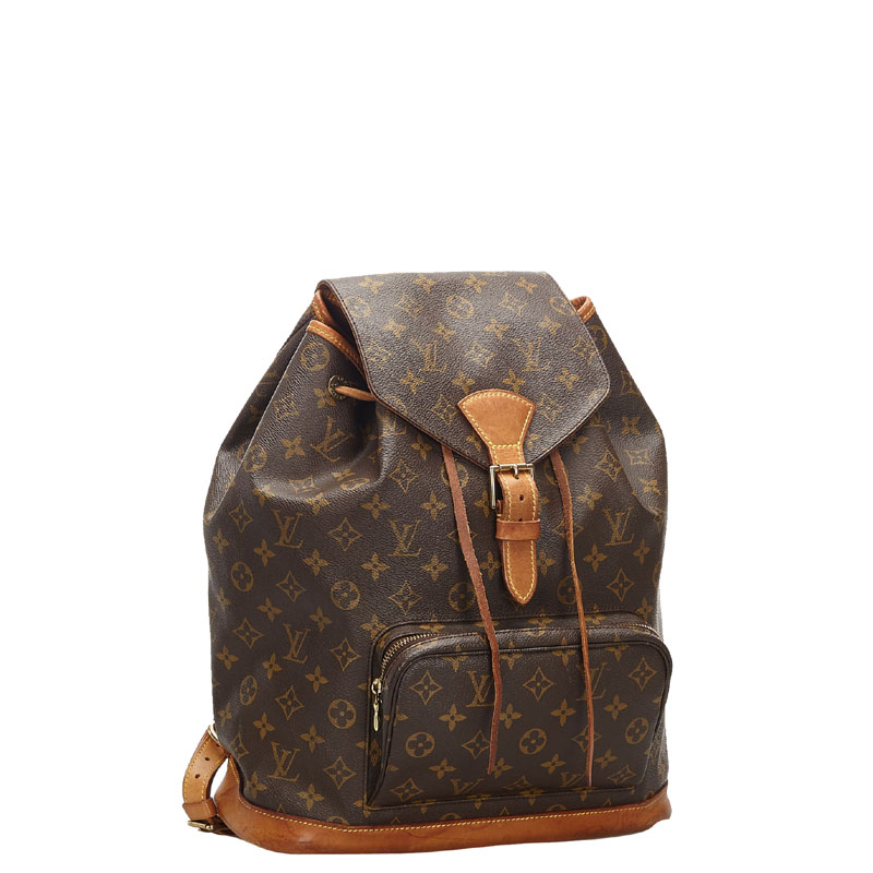 

Louis Vuitton Monogram Canvas Montsouris GM Bag, Brown
