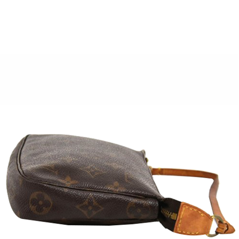 

Louis Vuitton Monogram Canvas Pochette Accessoire, Brown