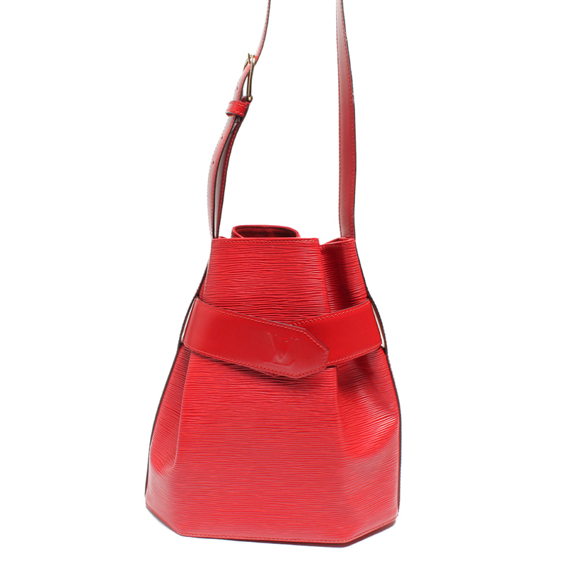 Sac d'épaule leather handbag Louis Vuitton Red in Leather - 20169999