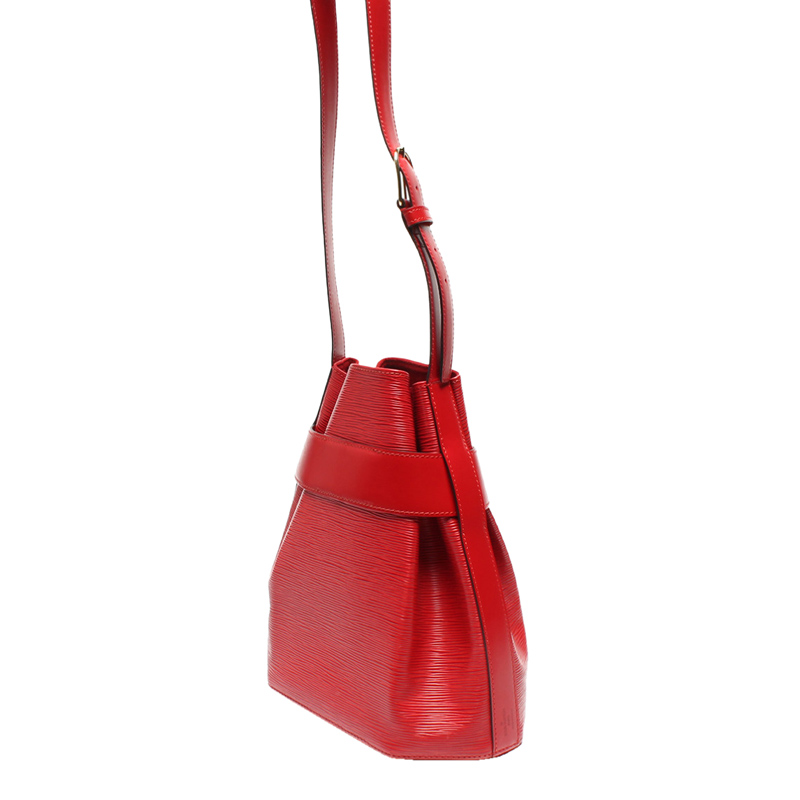 

Louis Vuitton Red Epi Leather Sac De Paul Bag