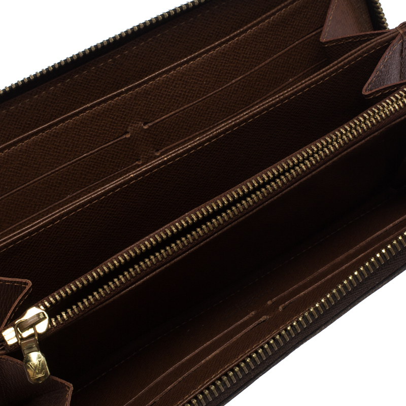 

Louis Vuitton Monogram Canvas Zippy Wallet, Brown