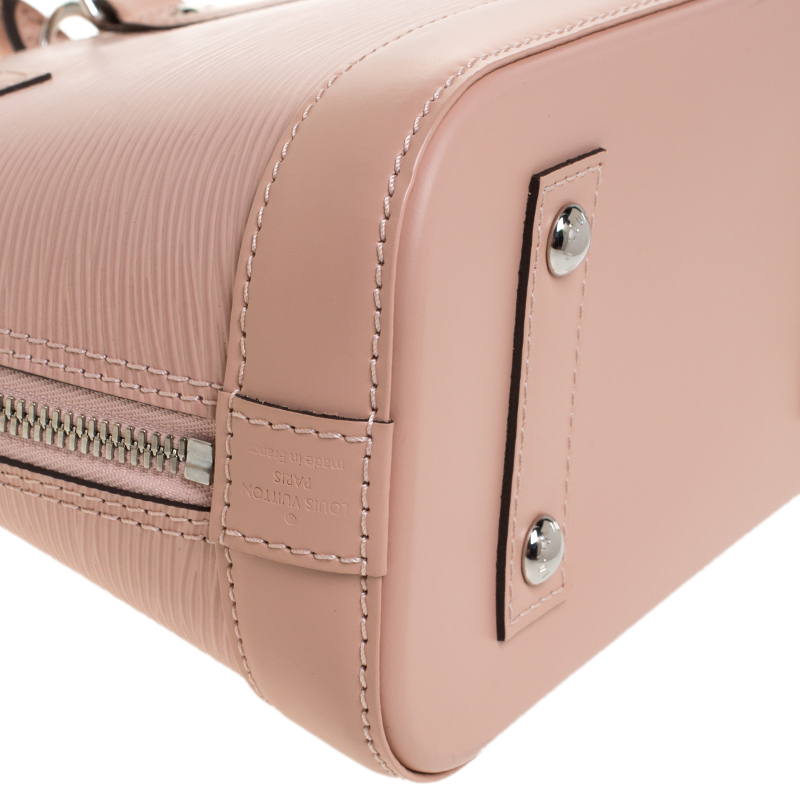 Louis Vuitton Epi Alma BB Rose Ballerine Bag - ShopperBoard