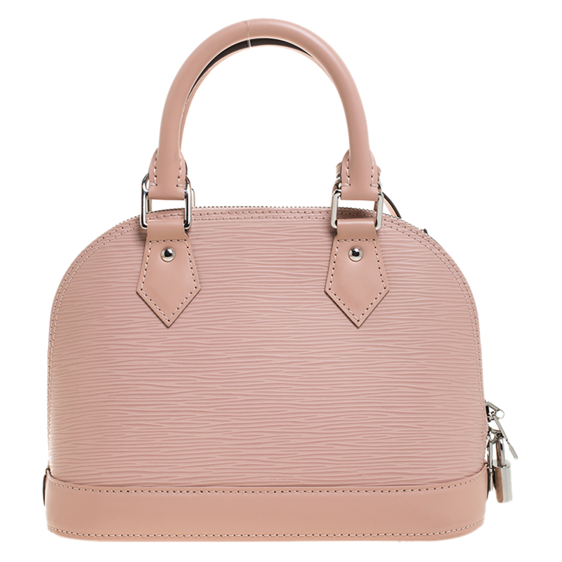 Louis Vuitton Rose Ballerine Epi Leather Alma BB Bag - Yoogi's Closet