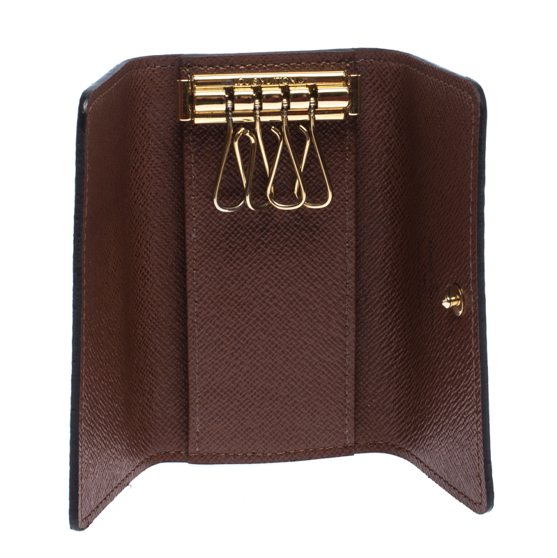 

Louis Vuitton Monogram Canvas 4 Key Holder, Brown