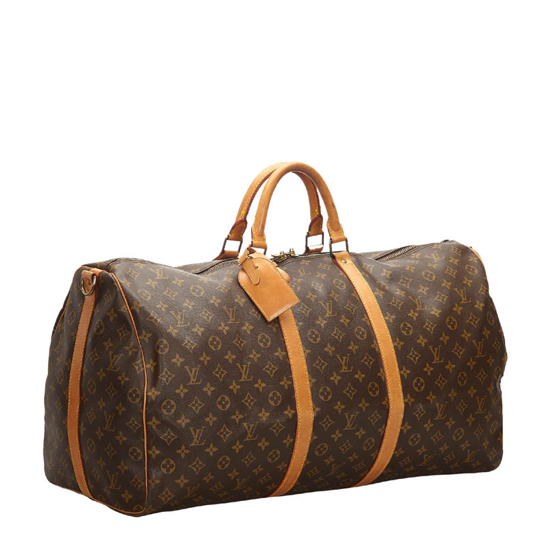 

Louis Vuitton Monogram Canvas Keepall Bandouliere 60 Bag, Brown