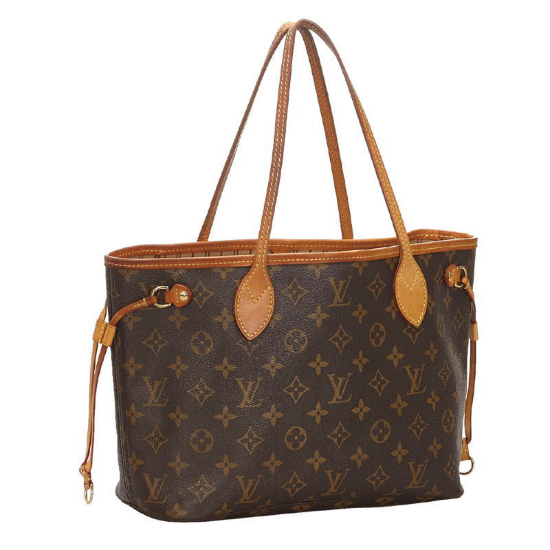 

Louis Vuitton Monogram Canvas Neverfull PM Bag, Brown