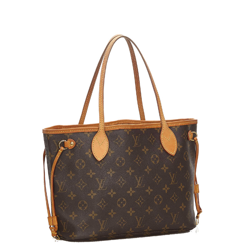

Louis Vuitton Monogram Canvas Neverfull PM Bag, Brown