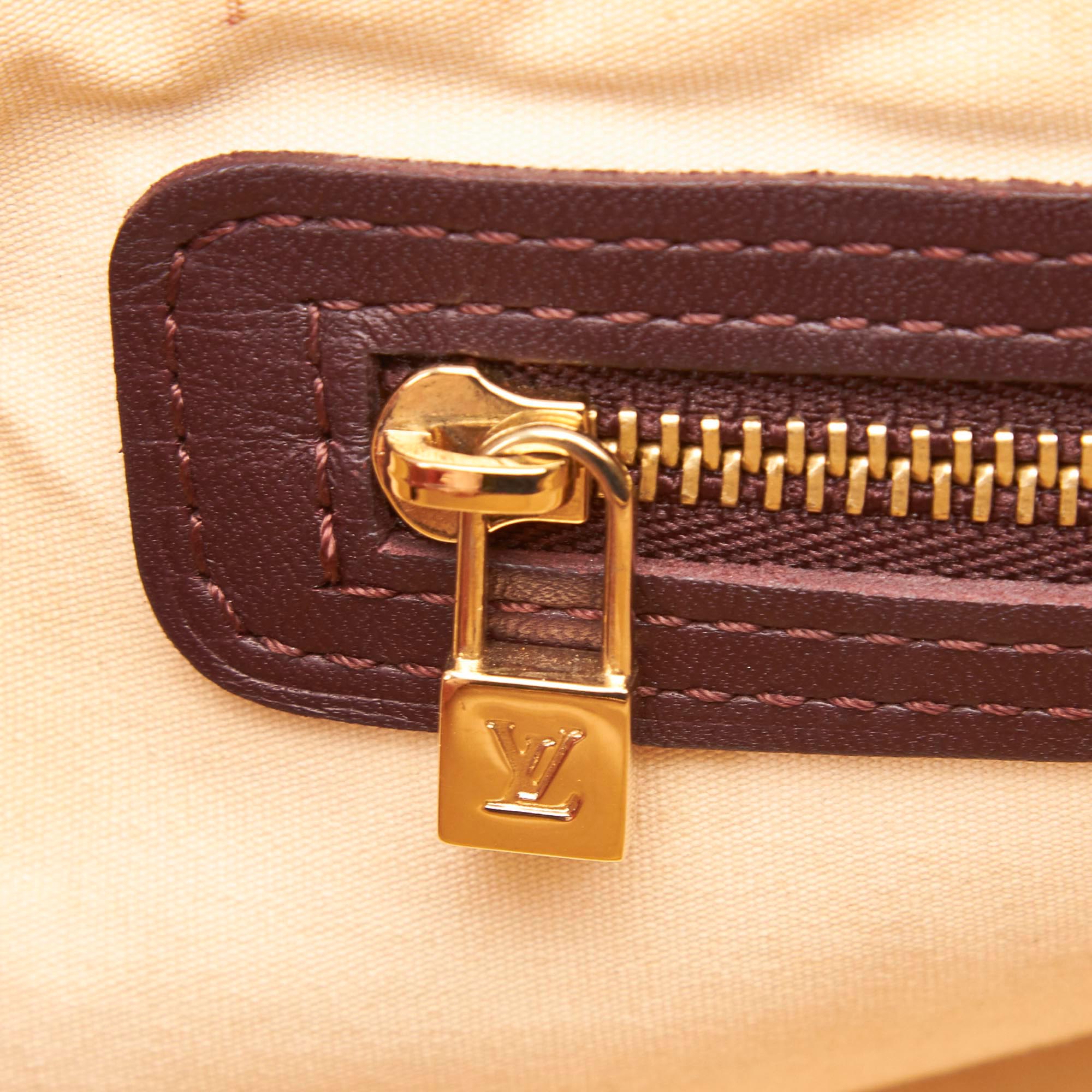 Louis Vuitton Red Monogram Mini Lin Alma Long Top Handle Bag Louis Vuitton  | The Luxury Closet