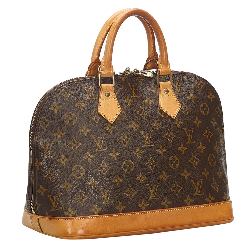 

Louis Vuitton Monogram Canvas Alma PM Bag, Brown