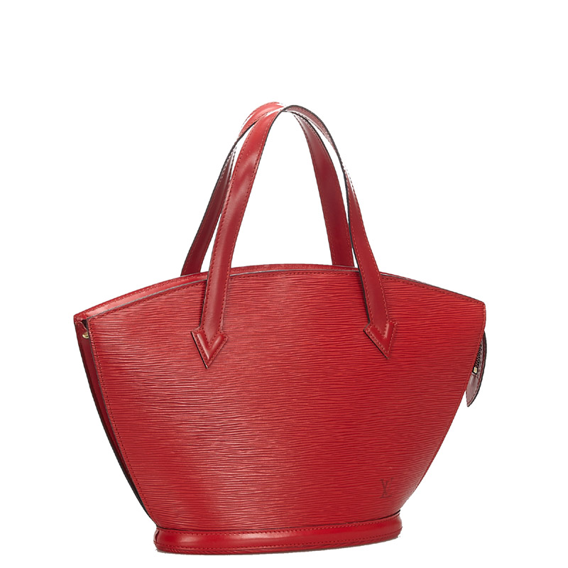 

Louis Vuitton Red Epi Leather Saint Jacques PM Short Strap Bag