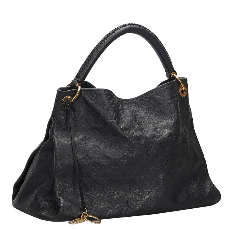

Louis Vuitton Black Monogram Empreinte Leather Artsy MM Bag