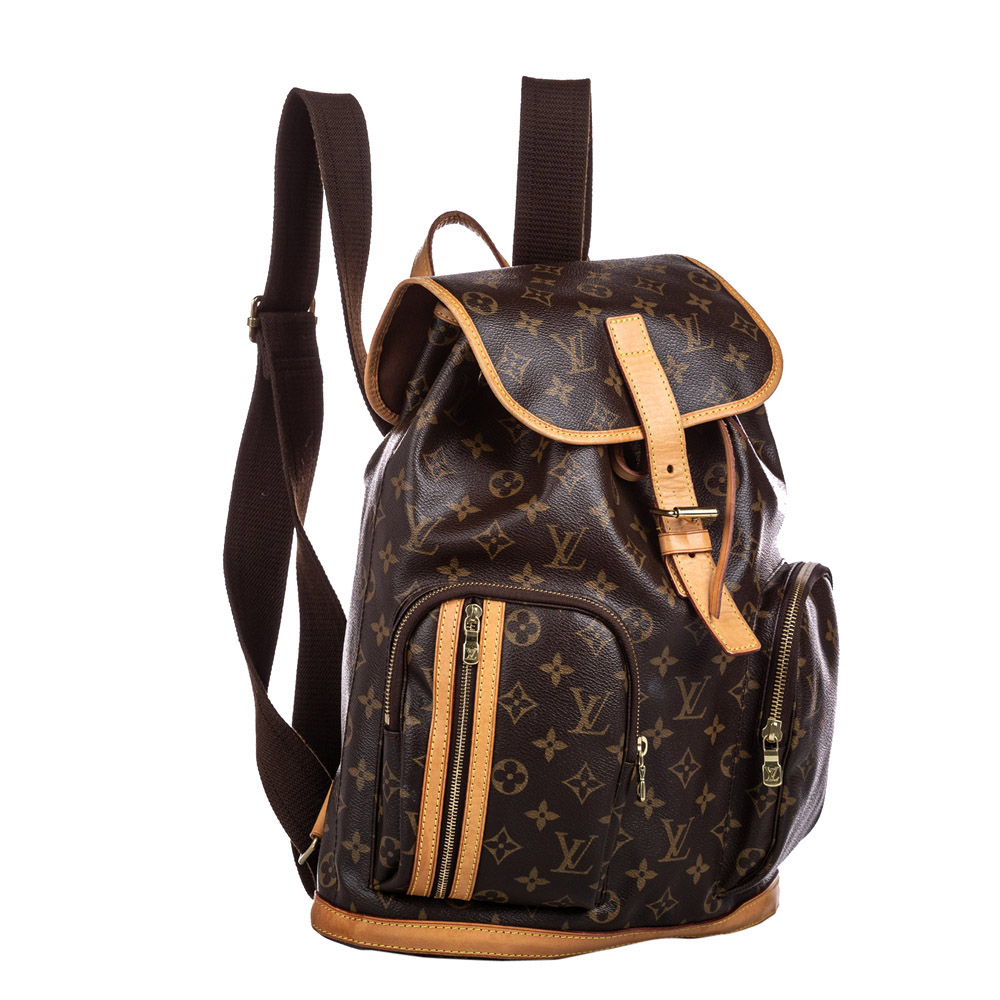 

Louis Vuitton Monogram Canvas Bosphore Backpack, Brown