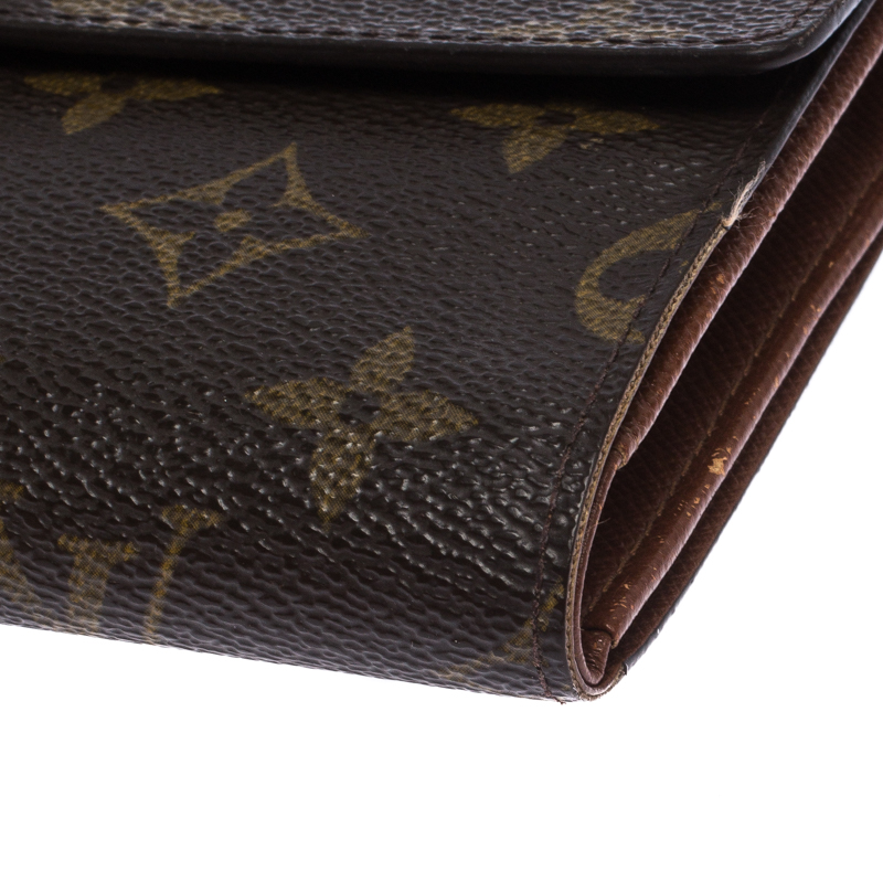 Louis Vuitton Monogram Sarah International Tri-fold Wallet - OneLuxury