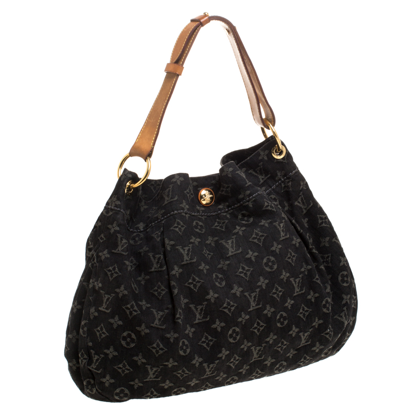 Handbag Louis Vuitton Black in Denim - Jeans - 31263352