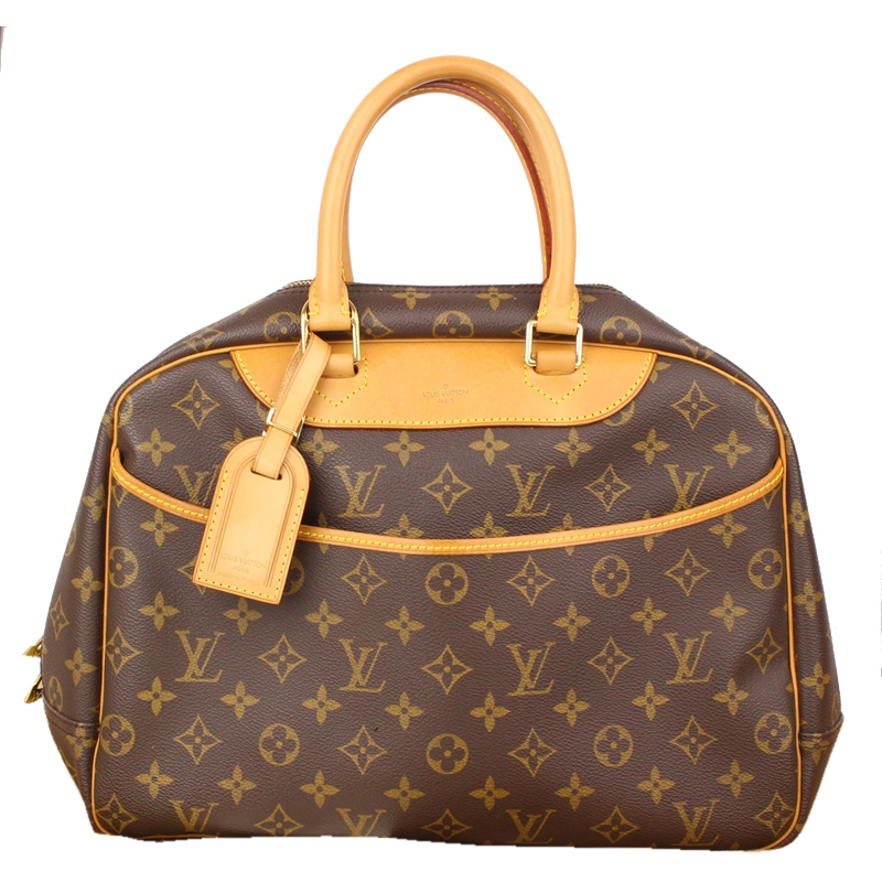 Pre Owned Louis Vuitton Monogram Canvas Deauville Bag