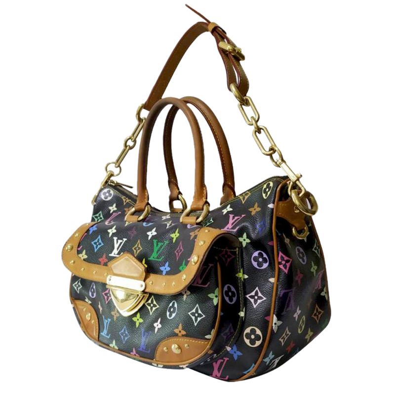 

Louis Vuitton Black Multicolor Monogram Rita Bag