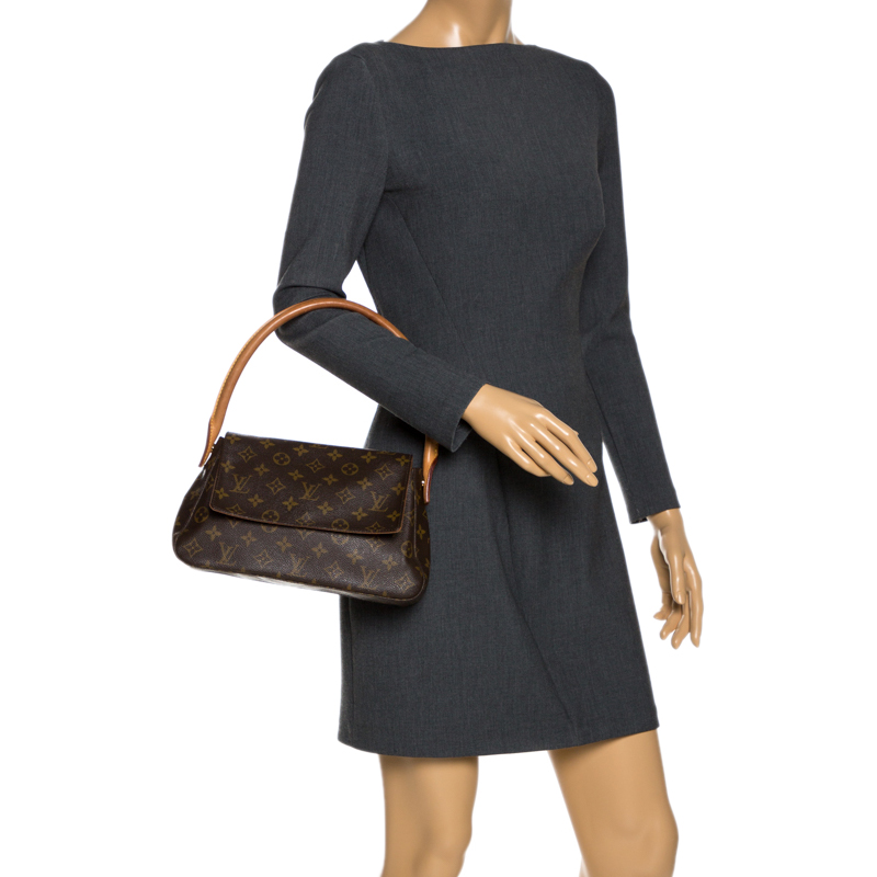 

Louis Vuitton Monogram Canvas Looping Bag, Brown