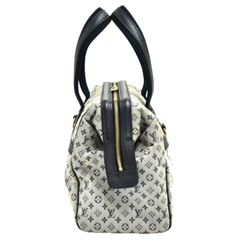 

Louis Vuitton Navy Blue Monogram Canvas Mini Lin Josephine GM Bag