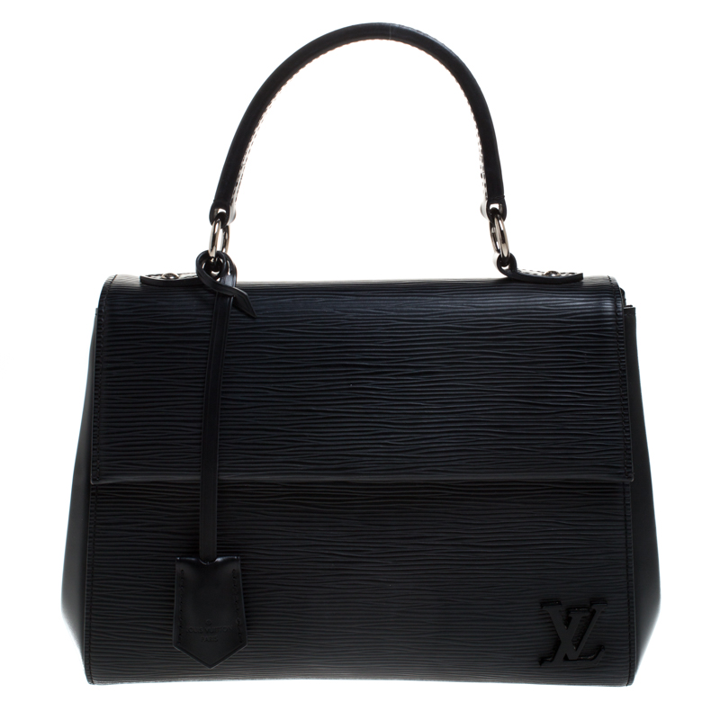 Pre Owned Louis Vuitton Black Epi Leather Cluny BB Bag