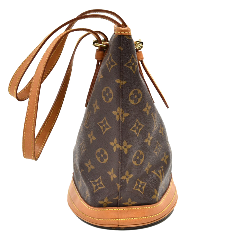 

Louis Vuitton Monogram Canvas Bucket PM Bag, Brown