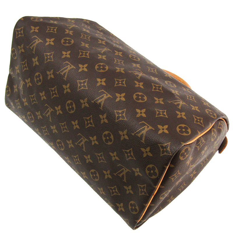 

Louis Vuitton Monogram Canvas Speedy 35 Bag, Brown