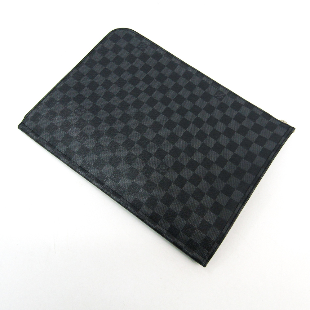

Louis Vuitton Damier Graphite Canvas Document Case, Black