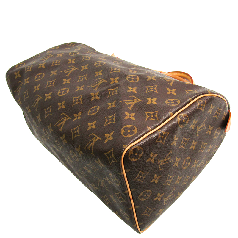 

Louis Vuitton Monogram Canvas Speedy 35 Bag, Brown