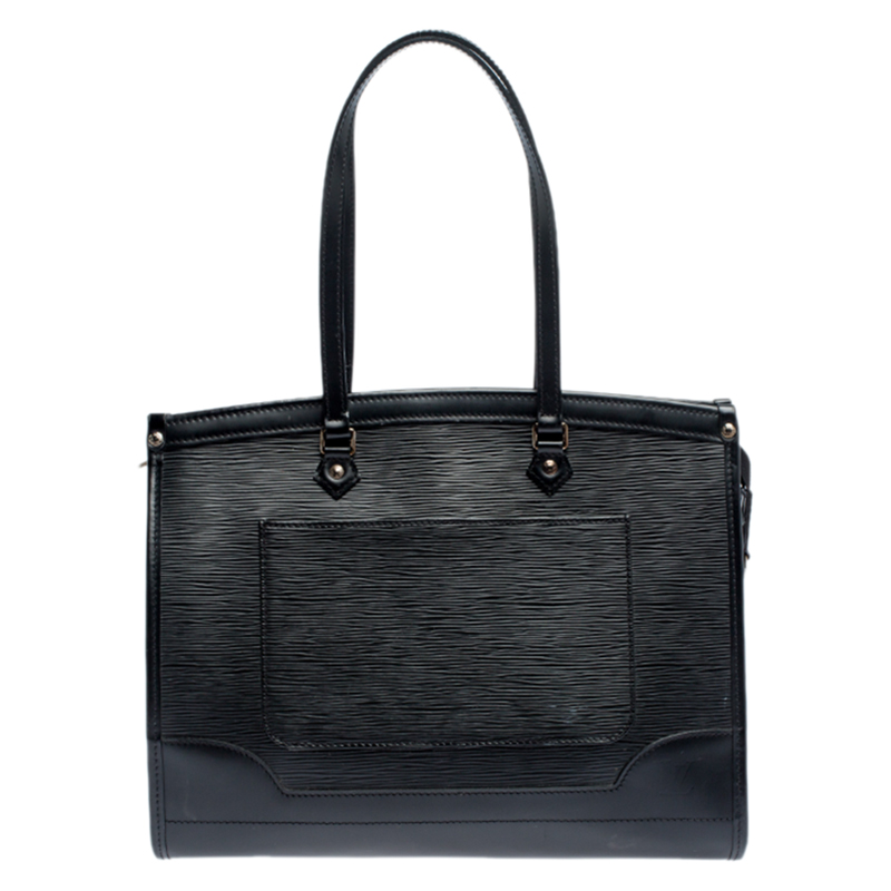 Pre-Owned Louis Vuitton Black Epi Leather Madeleine Gm Bag | ModeSens