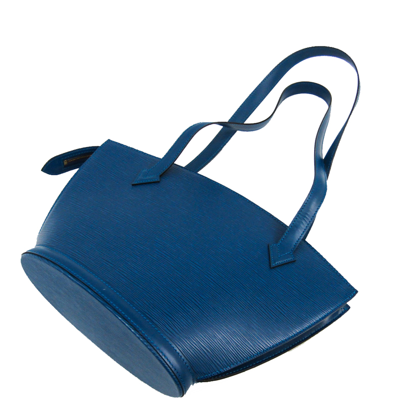

Louis Vuitton Toledo Blue Epi Leather Saint Jacques Long Strap Bag