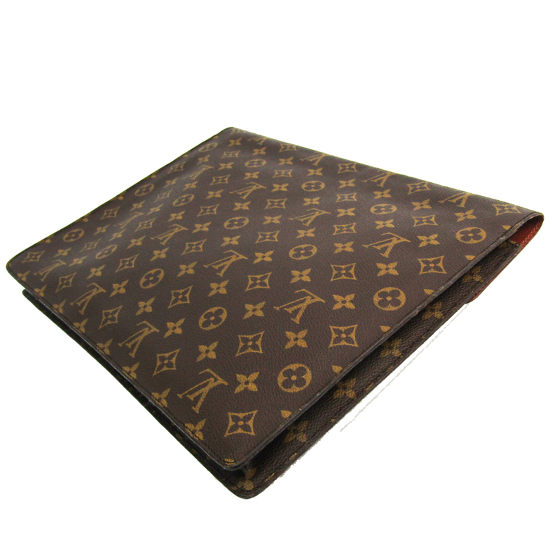 

Louis Vuitton Monogram Canvas Porte Documents Senateur, Brown