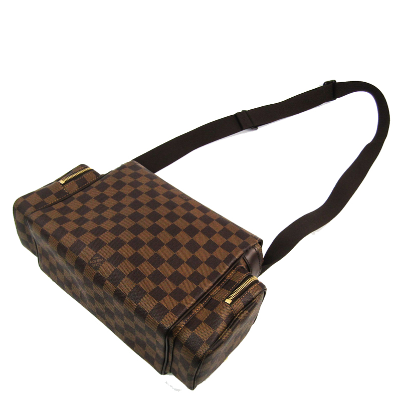 

Louis Vuitton Damier Ebene Canvas Reporter Melwil Bag, Brown