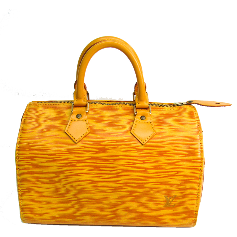 Louis Vuitton Jaune Epi Leather Speedy 25 Bag Louis Vuitton | TLC