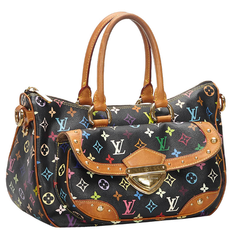 

Louis Vuitton Black Monogram Multicolore Canvas Rita Bag