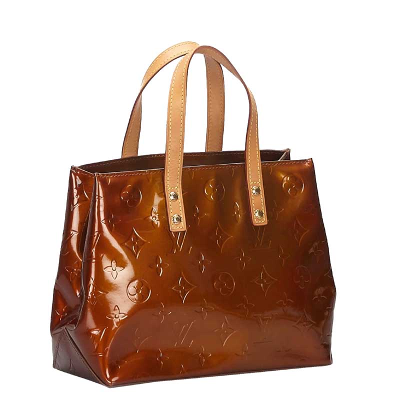 

Louis Vuitton Brown Monogram Vernis Reade PM Bag