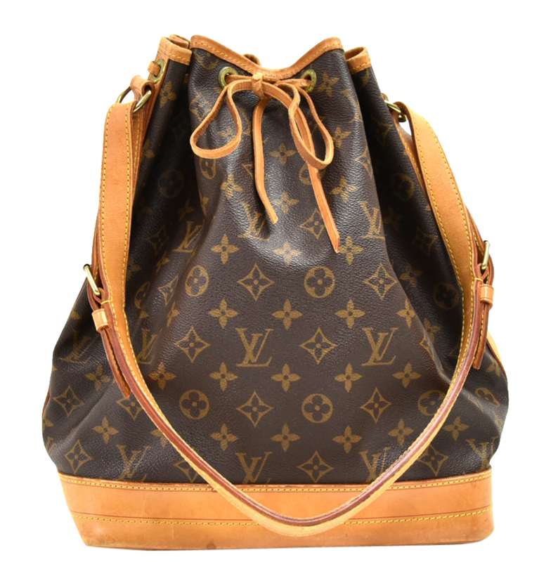 Pre-Owned Louis Vuitton Monogram Canvas Noe Large Bag In Brown | ModeSens