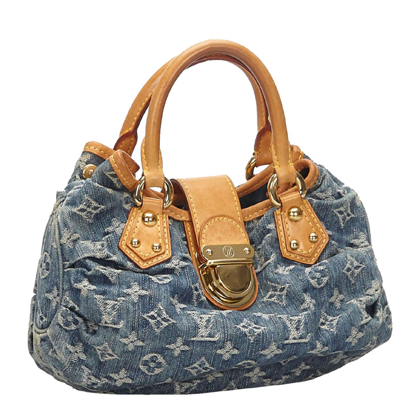 

Louis Vuitton Blue Monogram Denim Pleaty Bag