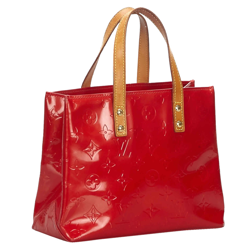 

Louis Vuitton Red Vernis Reade PM Bag