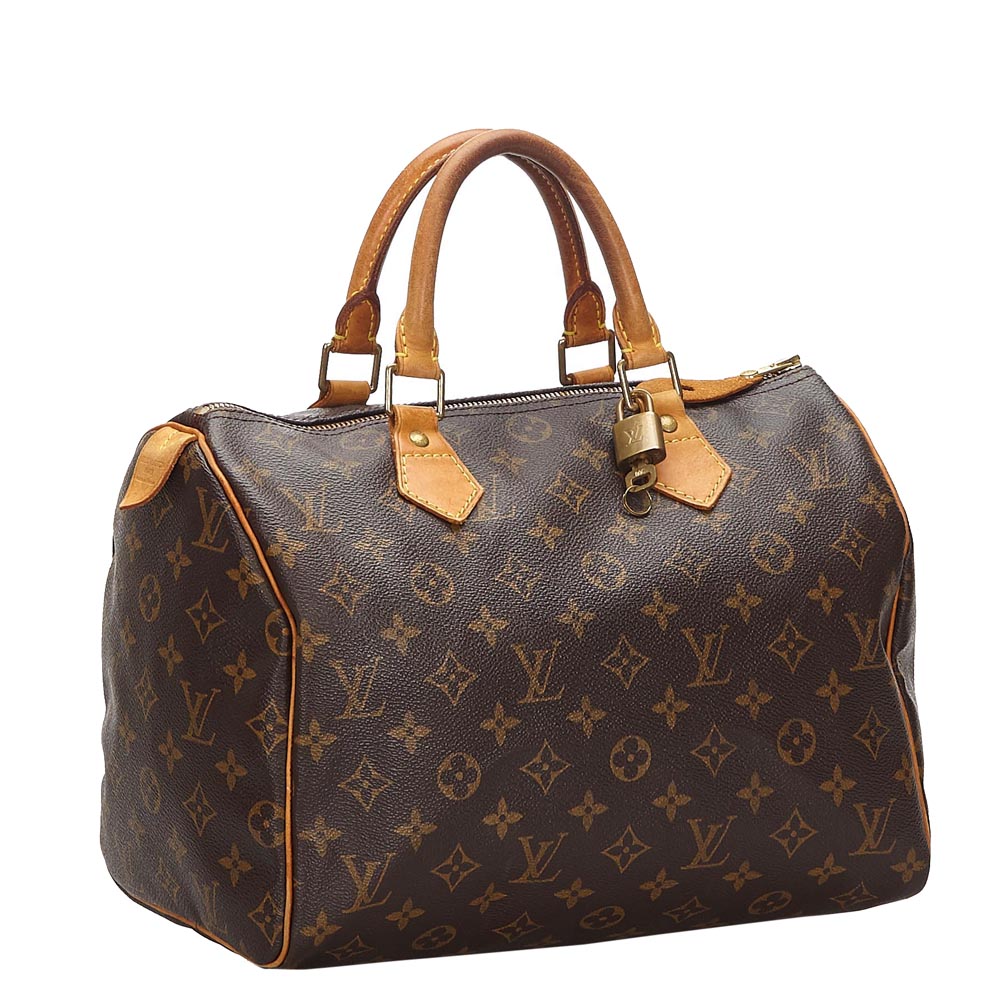 

Louis Vuitton Monogram Canvas Speedy 30 Bag, Brown